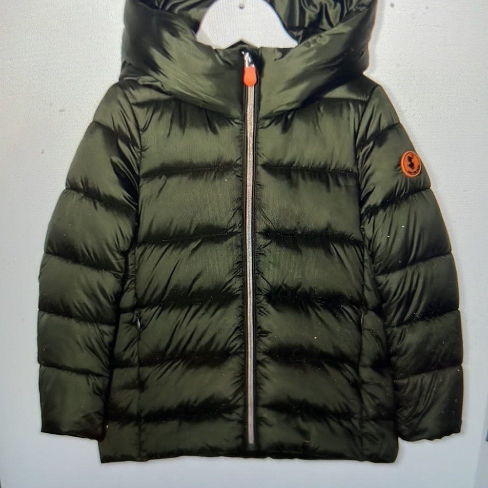 Save the duck girls Elsa hooded coat size 8